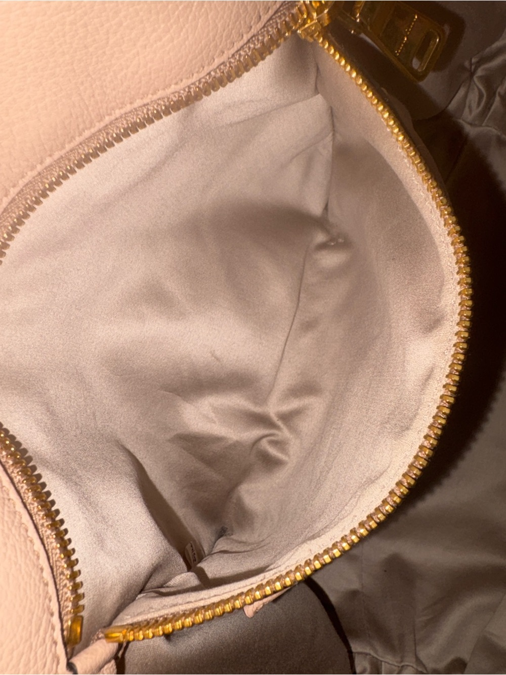 Miu Miu Madras 2 way Handbag Taupe Leather Top-Handle Satchel with Gold Hardware - Picture 2 of 15